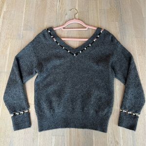 Miss Sixty Pears V Neck Sweater XS
